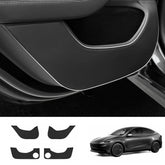 Leather Door Kick Guards for 2026 New Tesla Model Y Standard - T-Launch