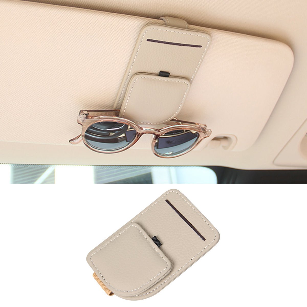 Magnetic Multi-Functional Glasses & Card Clip for Tesla Model 3/Y/S/X/CT - T-Launch