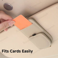 Magnetic Multi-Functional Glasses & Card Clip for Tesla Model 3/Y/S/X/CT - T-Launch