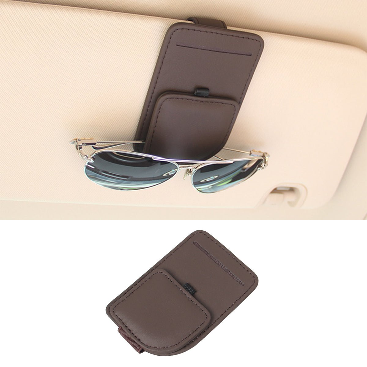 Magnetic Multi-Functional Glasses & Card Clip for Tesla Model 3/Y/S/X/CT - T-Launch