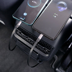 Model 3/Y Κόμβος USB 2 σε 1 Πίσω έξοδος αέρα Προστατευτικό κάλυμμα Καλώδιο επέκτασης για Tesla(2021-2024)