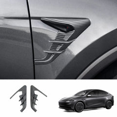 ABS Turn Signal & Camera Covers with Air Blades for 2026 New Tesla Model Y Standard