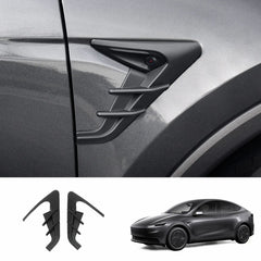 ABS Turn Signal & Camera Covers with Air Blades for 2026 New Tesla Model Y Standard