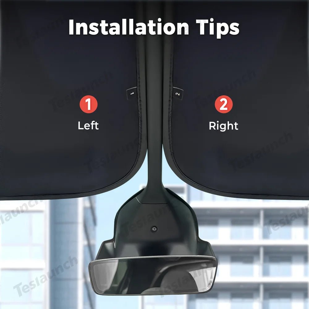 Mesh Electrostatic Adsorption Sunroof Sunshade for Tesla Model X Front Sunroof - T-Launch