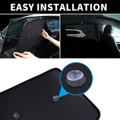 Whole Car Window & Sunroof Covercraft Dense Mesh Sunshade Kit (8 pcs) for Tesla Model X(2015-2020) Car Accesories