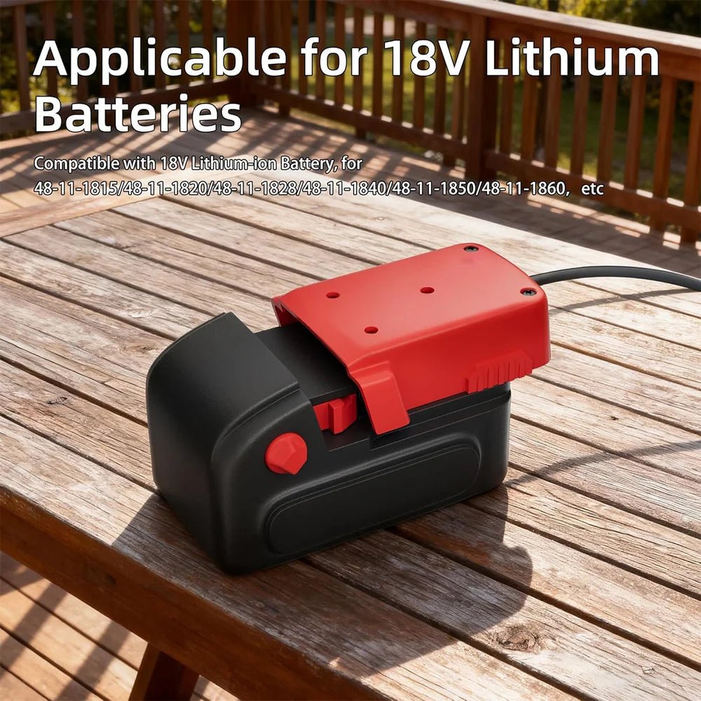 Milwaukee M18 18V Battery Power Adapter with DC Female Output for Starlink Mini - T-Launch