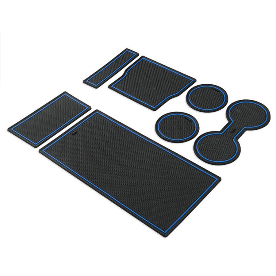 Model 3 Center Console & Cupholder Liner Kit Non-slip Mat for Tesla(2017-2020) - T-Launch