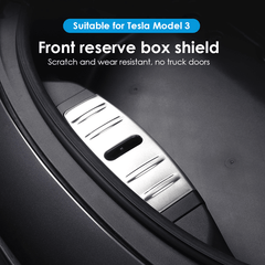 Model 3 Front Trunk Stainless Steel Protective Cover - T-Launch