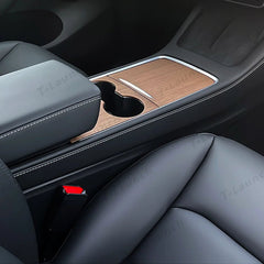 Model 3 & Y Center Console Cover (Carbon Fiber Pattern ABS) (Gen.2) for Tesla(2021-2023) - T-Launch