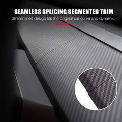 Model 3 & Y Dashboard Cover (Carbon Fiber Pattern ABS) (2017-2023) - T-Launch