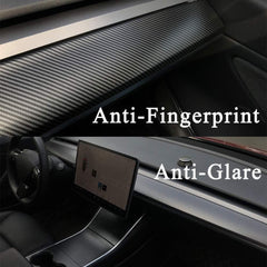 Model 3 & Y Dashboard Cover (Carbon Fiber Pattern ABS) (2017-2023) - T-Launch