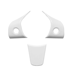 Model 3/Y Carbon Fiber Steering Wheel Trim (Carbon Fiber Pattern ABS) for Tesla(2017-2023) - T-Launch