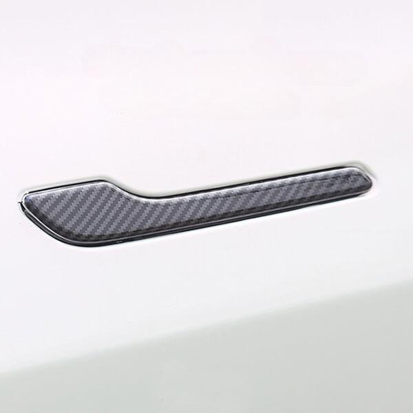 Model 3/Y Door Handle Cover (Carbon Fiber Pattern ABS) for Tesla (2017+) (4 PCS) - T-Launch