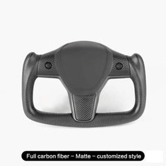 Model 3/Y Full Carbon Fiber Yoke Steering Wheel - T-Launch