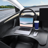 Model 3/Y HDB Steering Wheel Table - Durable High Density Board, Folding Design - T-Launch