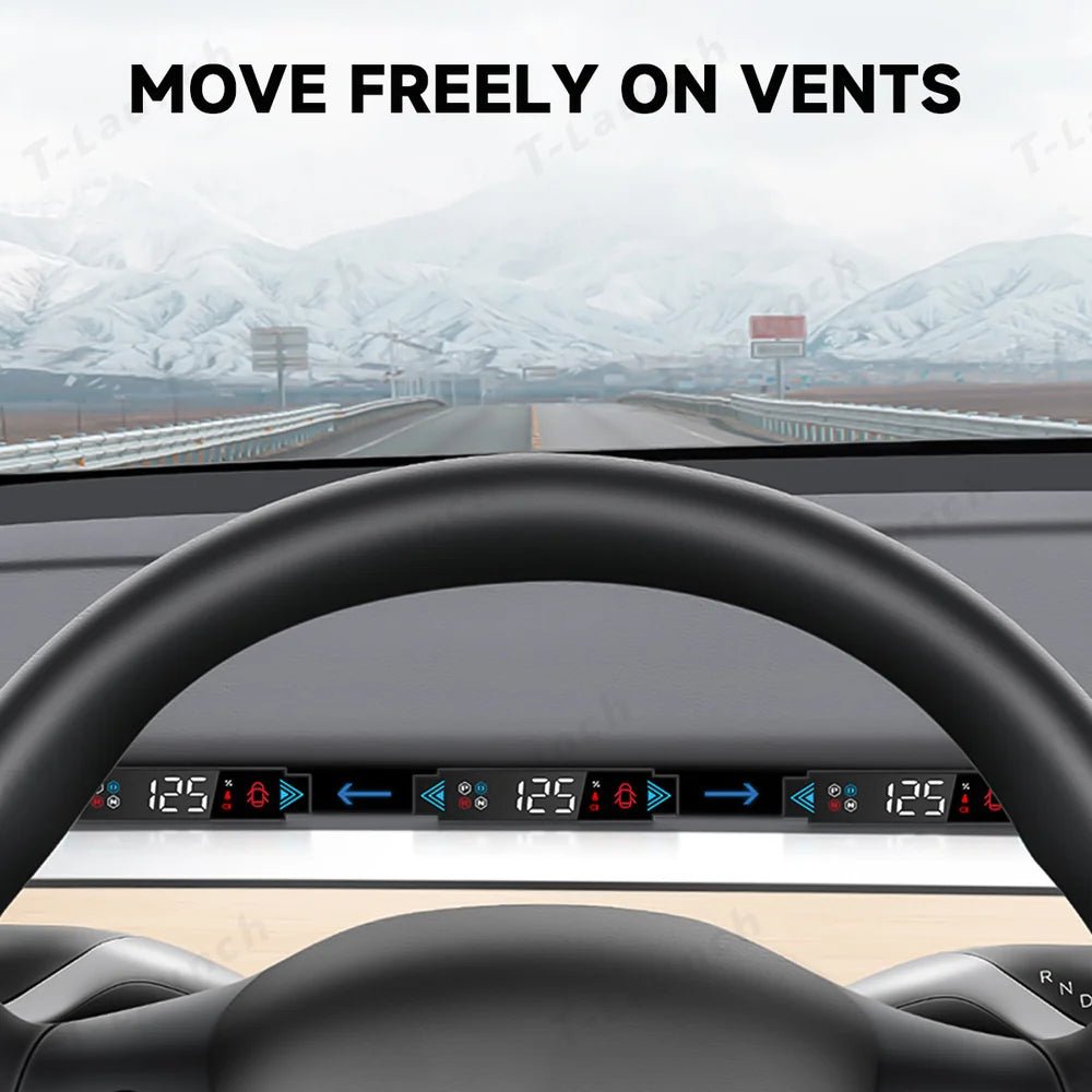 Model 3/Y Head Up Display Code Table for Enhanced Driving Safety for Tesla(2017-2023) - T-Launch