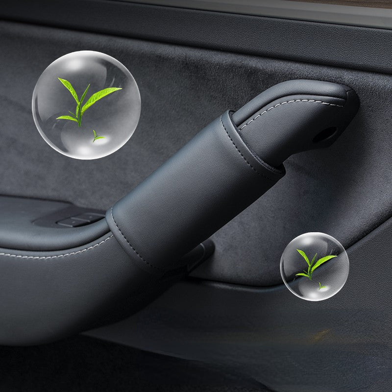 Model 3/Y Inner Door Handle Leather Protective Cover for Tesla(4PCS) - T-Launch