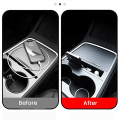 Model 3/Y Phone Storage Organizer Central Control Storage Box For Tesla(2021-2023) - T-Launch