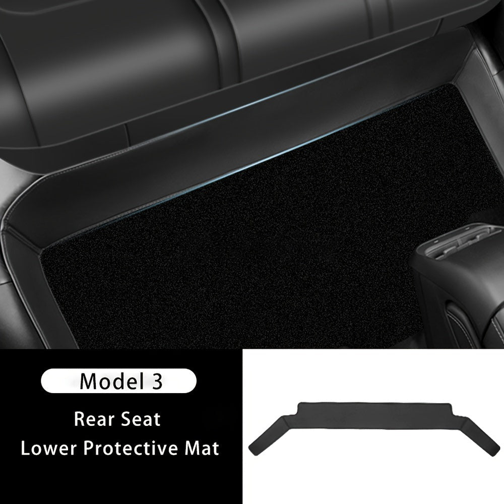 Model 3/Y Rear Seat Lower Protective Mat (Suitable for 2024+ Model 3 Highland) - T-Launch