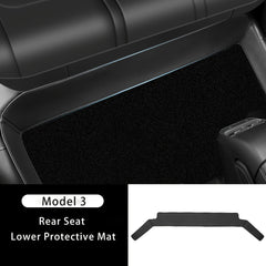 Model 3/Y Rear Seat Lower Protective Mat (Suitable for 2024+ Model 3 Highland) - T-Launch