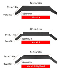 Model 3/Y Rear Seat Lower Protective Mat (Suitable for 2024+ Model 3 Highland) - T-Launch