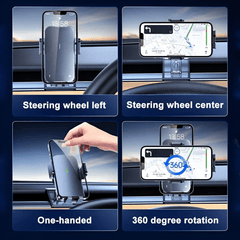 Model 3/Y Solar Automatic Dashboard Mobile Phone Holder for Tesla - T-Launch