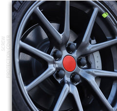 Model 3/Y Wheel Lug Nut Cover Cap Set for Tesla (4 wheels Set) - T-Launch