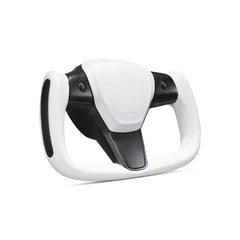 Model 3/Y Yoke Style Carbon Fiber Steering Wheel - T-Launch