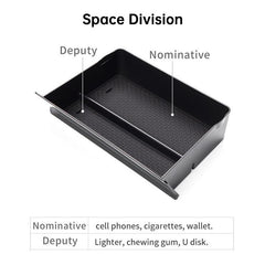 Model S X Center Console Organizer Storage Box Cubby Drawer for Tesla (2012-2020) - T-Launch