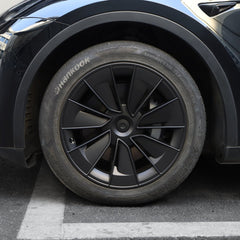 Model Y 19" Gemini Wheel Hubcaps (Set of 4) for Tesla Model Y - Inspired by Model 3 Highland Performance 20'' Forged Wheels - T-Launch