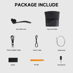 Model Y Juniper 2025+ OEM Style Gear Shift Stalk Kit for Tesla Wholesale 21PCS - T-Launch