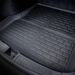 All Weather XPE Interior Golvmattor Cargo Liners Set för Tesla 2022-2024 Model S