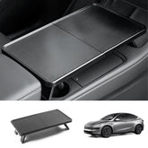 Multi-functional Foldable Desk – Center Console Mount for Tesla Model Y Juniper 2025+ - T-Launch
