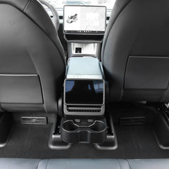 Multi-Functional Foldable Rear Console Cup Holder for Tesla Model Y Juniper 2025+ / Model 3 Highland 2024+ - T-Launch