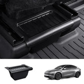 Multi-Functional Rear Flip-Top Trash & Storage Bin for Tesla Model Y Juniper 2025+ - T-Launch