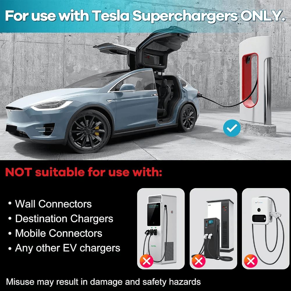 NACS/Tesla to CCS2 EV Charging Adapter - T-Launch