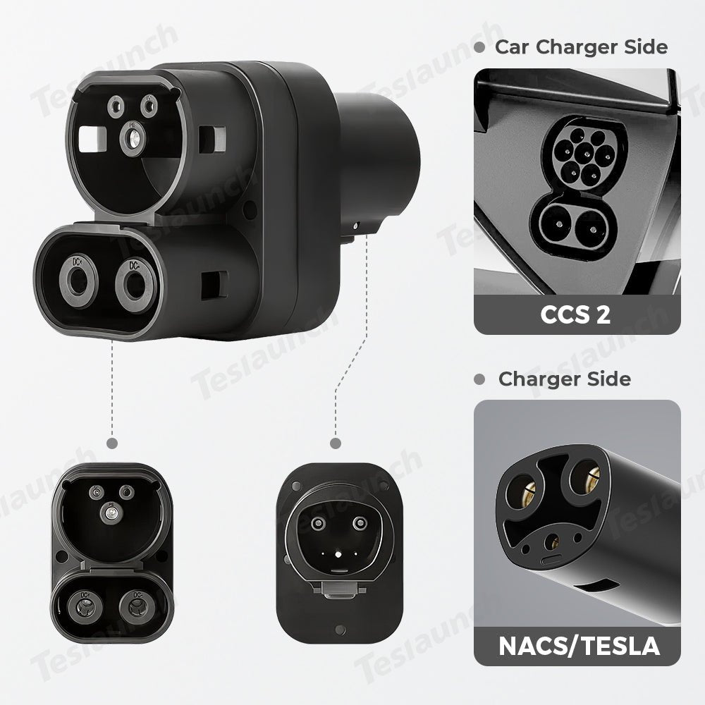 NACS/Tesla to CCS2 EV Charging Adapter - T-Launch