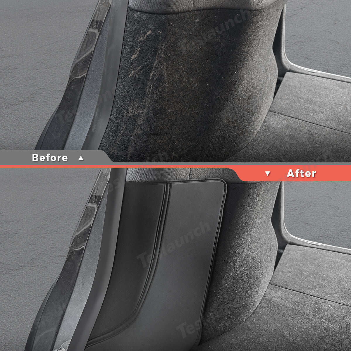 Napa Leather C-Pillar Protectors – Premium Protection for Tesla Model Y Juniper 2025+ - T-Launch