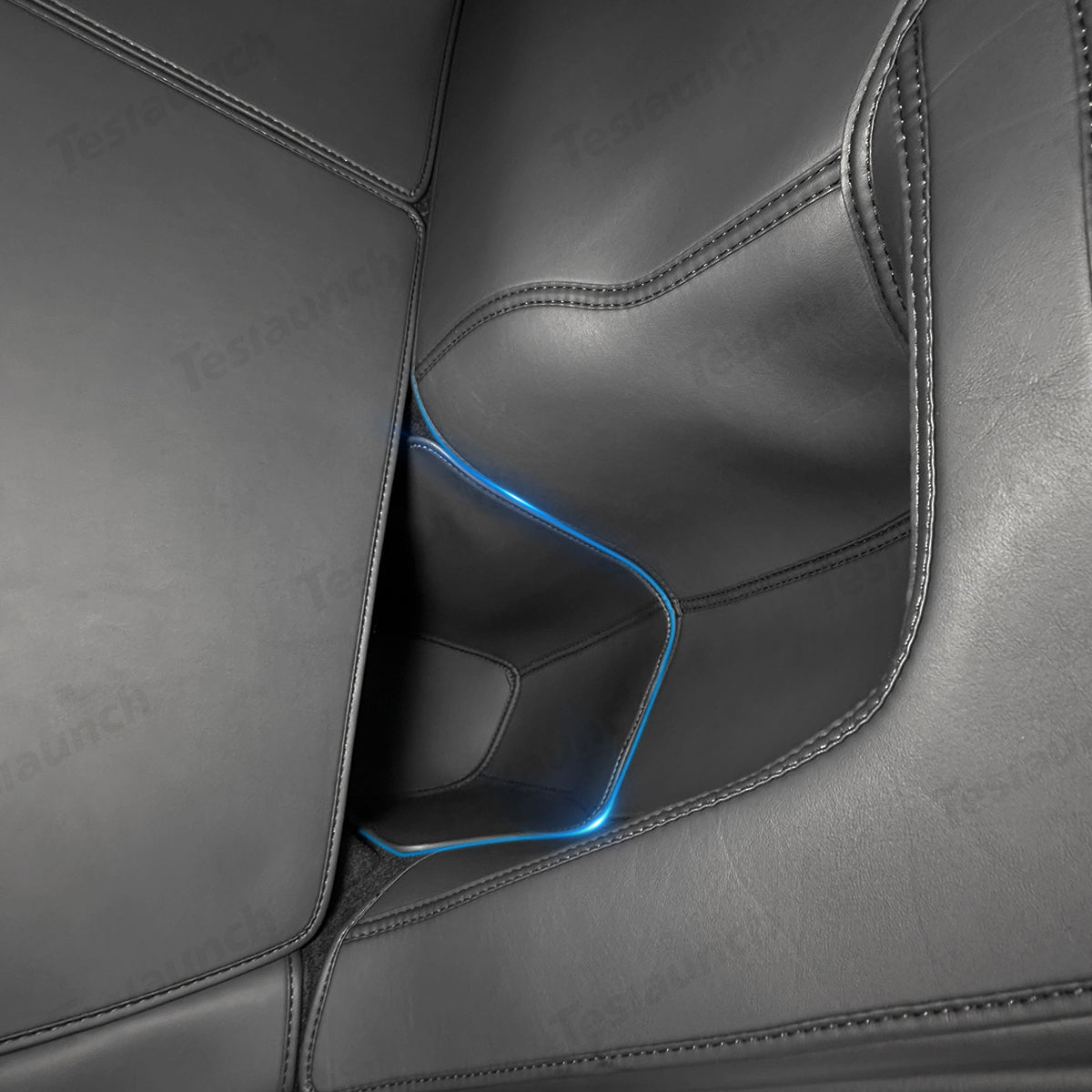 Napa Leather Rear Trunk Side Shields – Long-Lasting Protection 2-Piece Set for Tesla Model Y Juniper 2025+ - T-Launch