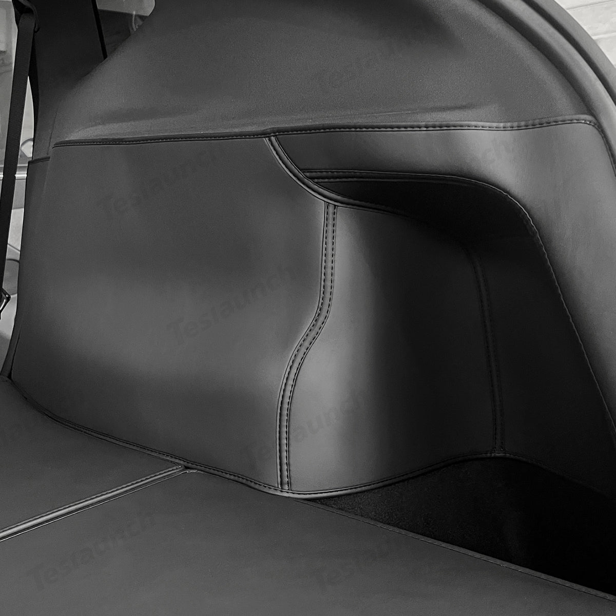 Napa Leather Rear Trunk Side Shields – Long-Lasting Protection 2-Piece Set for Tesla Model Y Juniper 2025+ - T-Launch