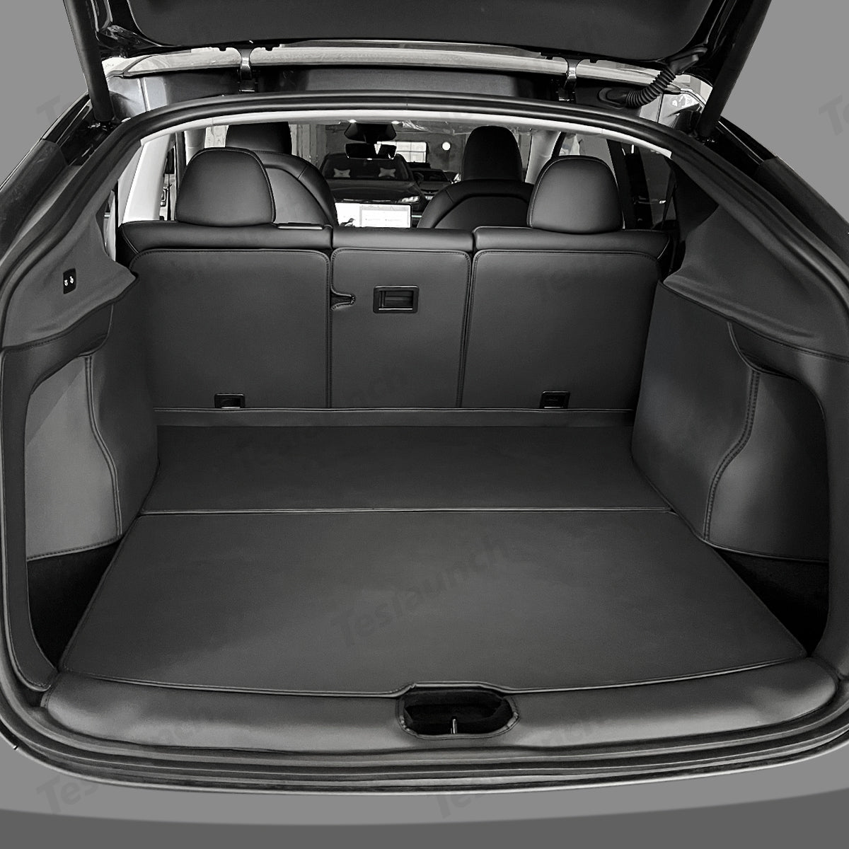 Napa Leather Rear Trunk Side Shields – Long-Lasting Protection 2-Piece Set for Tesla Model Y Juniper 2025+ - T-Launch