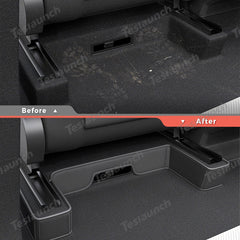 Napa Leather Seat Bottom Corner Covers – 3-Piece Protection Set for Tesla Model Y Juniper 2025+ - T-Launch