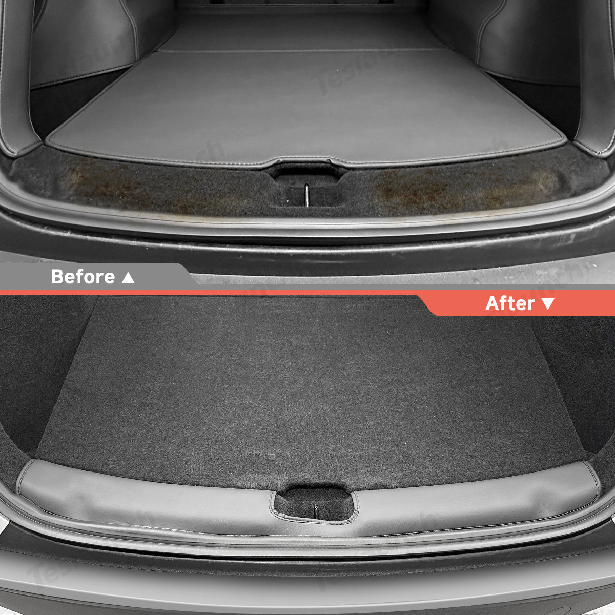 Napa Leather Trunk Sill Guard – Premium Protection for Tesla Model Y Juniper 2025+ - T-Launch