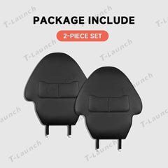 Nappa Leather Seat Back Kick Protector for Tesla Model Y Juniper 2025+ / Model 3 Highland 2024+ - T-Launch