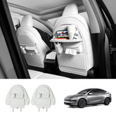 Nappa Leather Seat Back Kick Protector & Multi-Function Organizer for Tesla Model 3/Y 2017+ - T-Launch