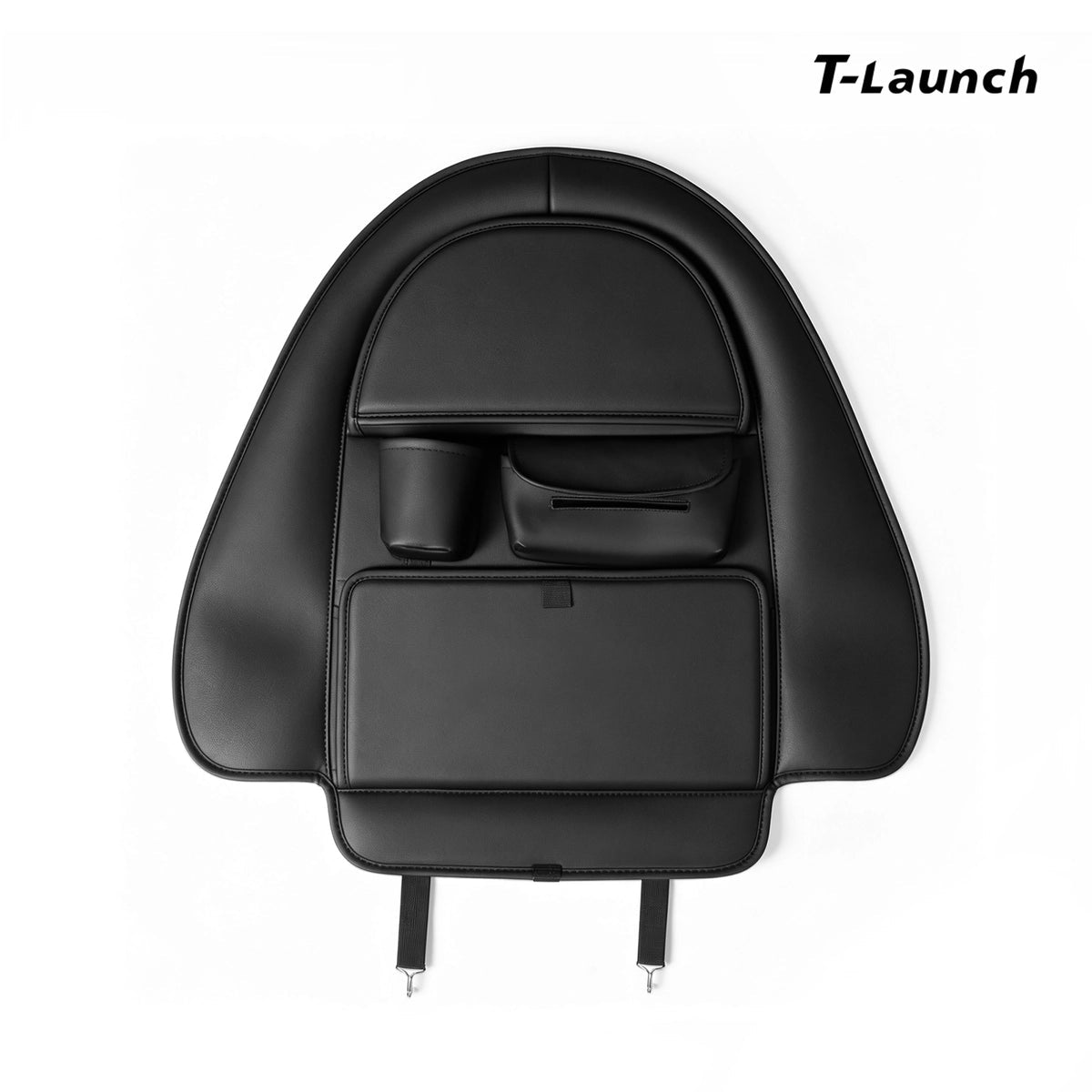 Nappa Leather Seat Back Kick Protector & Multi-Function Organizer for Tesla Model 3/Y 2017+ - T-Launch