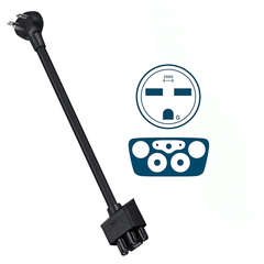 NEMA Adapter Gen 2 EV Charger Extension Cord Connector for Tesla Mobile Connector - T-Launch