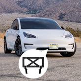 No Drill Model 3/Y Front License Plate Frame for Tesla- NO Adhesives, Quick Install - T-Launch