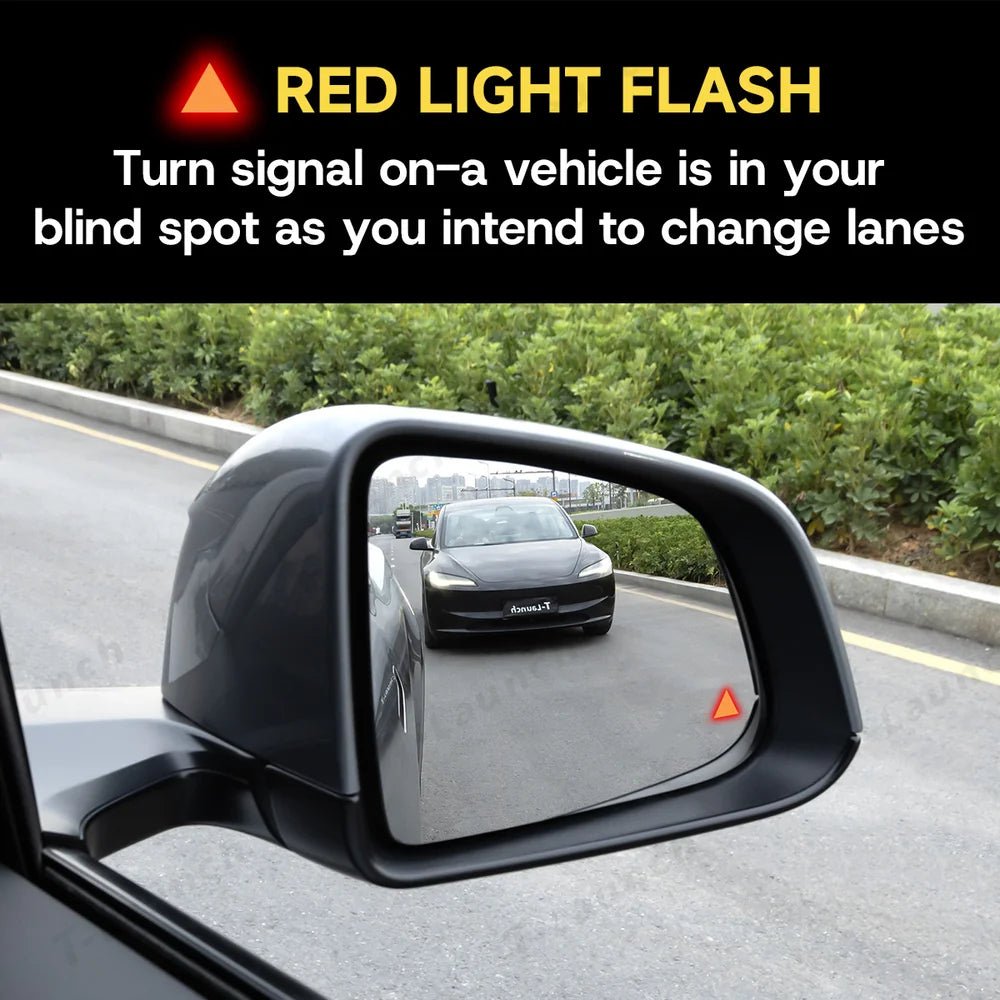 OEM Blind Spot Monitoring Side Mirror Glass Upgrade for Tesla Model 3 / Model Y (2021–2026) - T-Launch
