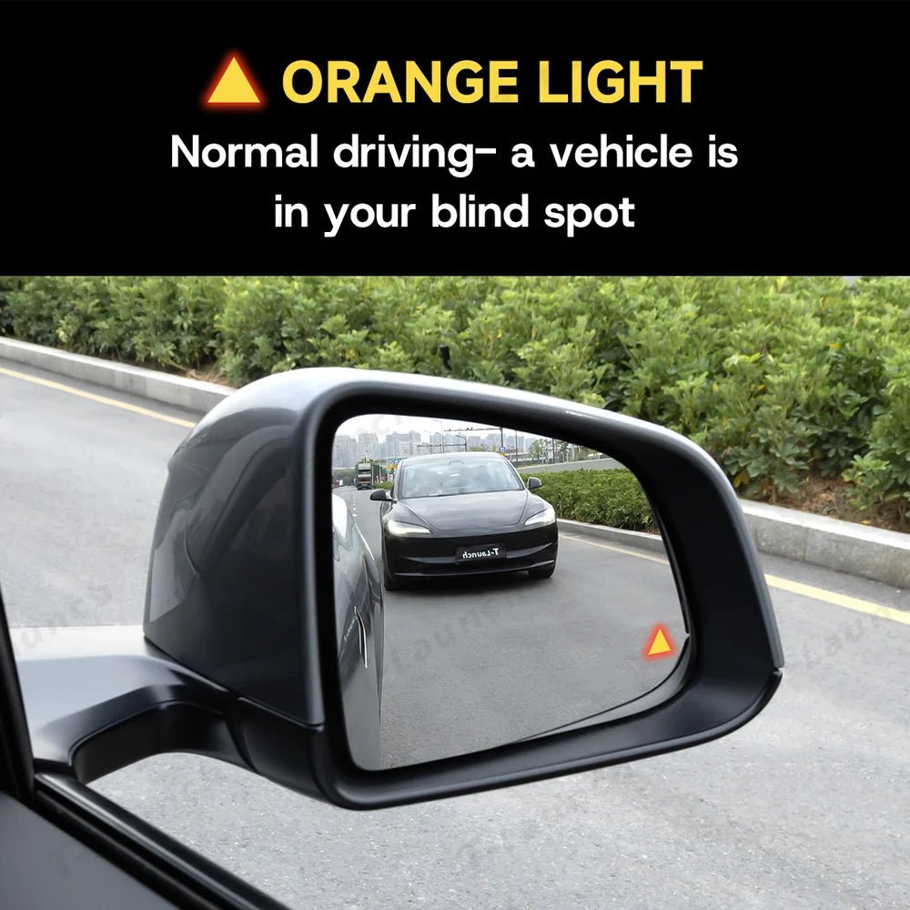 OEM Blind Spot Monitoring Side Mirror Glass Upgrade for Tesla Model 3 / Model Y (2021–2026) - T-Launch